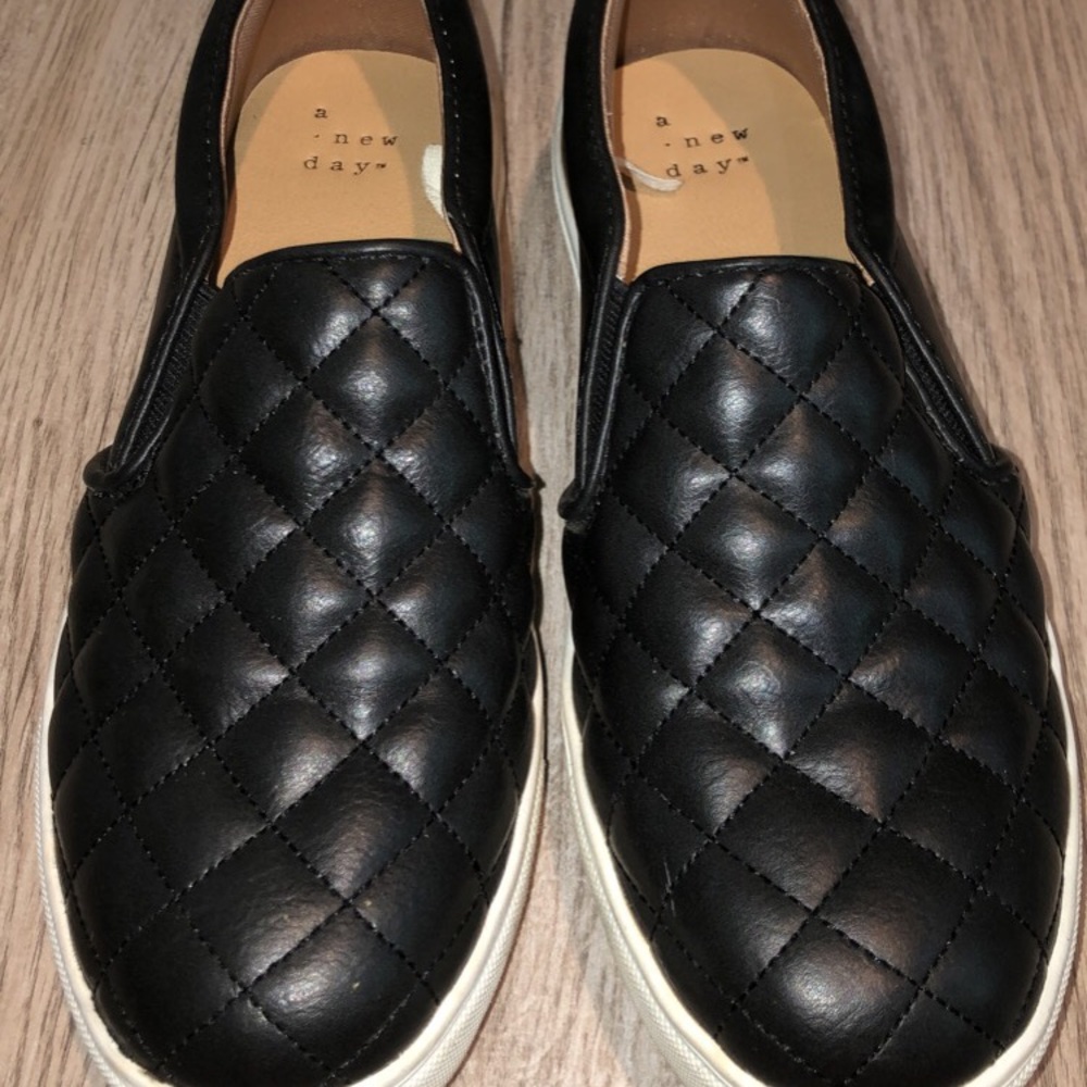 Black slip on shoe